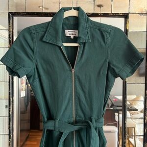 Reformation Cassidy Denim Jumpsuit